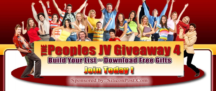Peoples JV Giveaway 2 :: Welcome!